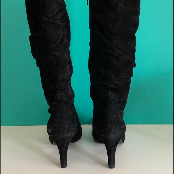 2/$50💥Black Suede Vaneli Boots - Picture 6 of 7